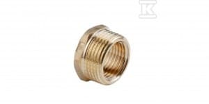Messingreduktion 5/4"x3/4" gul