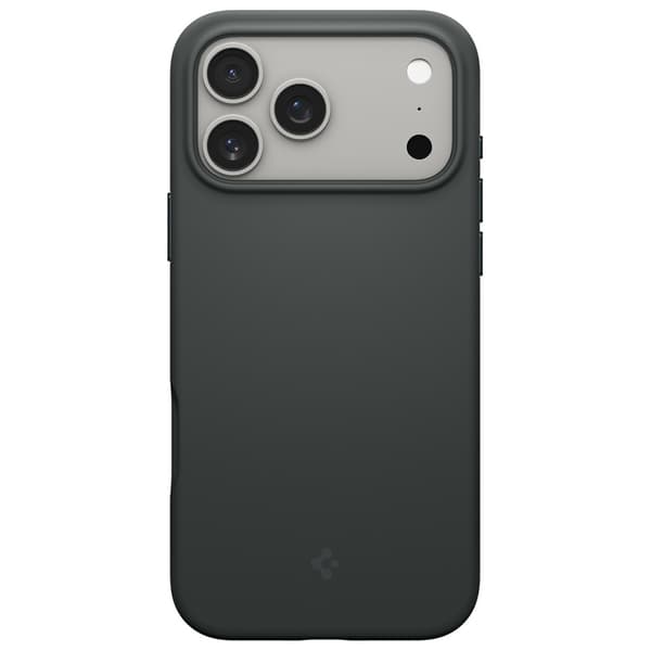 Spigen Silikone Fit MAG MagSafe-etui til iPhone 17 Pro Grøn