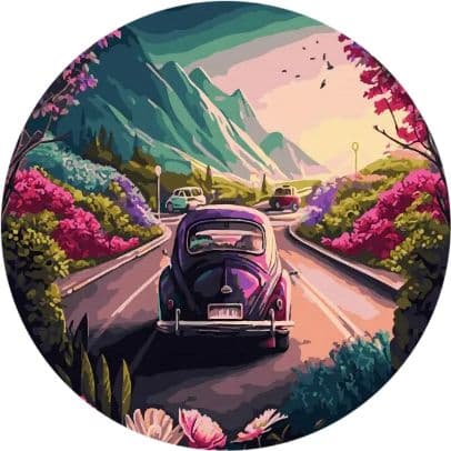 Maalaa numeroiden mukaan. Volkswagen