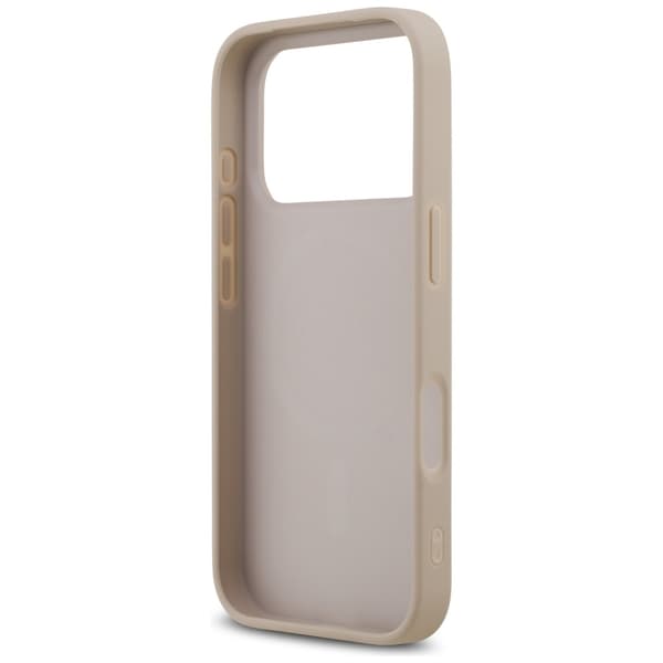 Guess 4G Ring Classic Logo MagSafe-etui til iPhone 17 Pro med pink