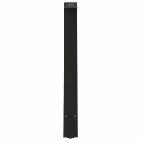 vidaXL sofabordsben, 2 stk., sort, 60x(72-73) cm, stål