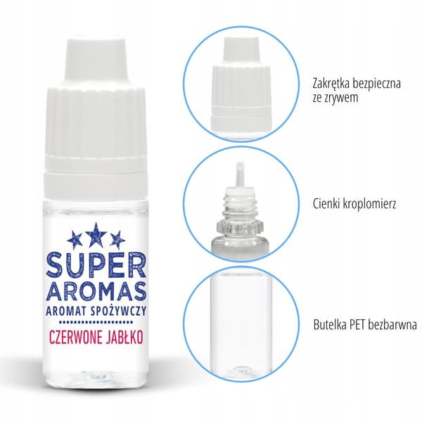 Superaromas Premium Matsmak Rött Äpple 10 ml