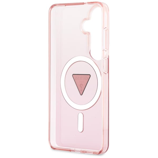 Guess IML Gradient Triangle MagSafe-cover til Galaxy S26 i lyserødt