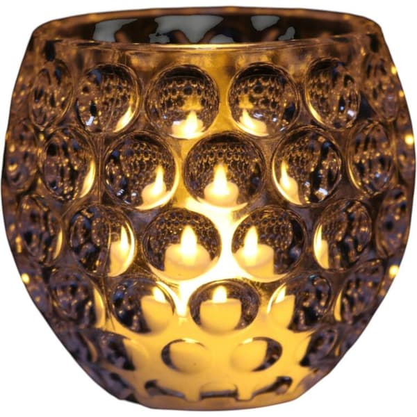 KRISTALLLYKTA LED-LAMPA