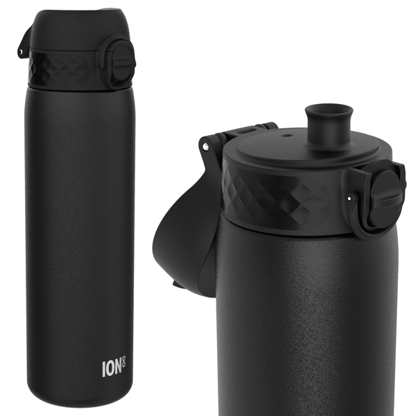 ION8 Enkeltvægget flaske I8SS600BLK Sort