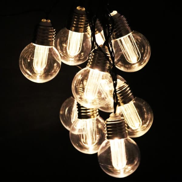 10 LED-dekorationsljusslingor