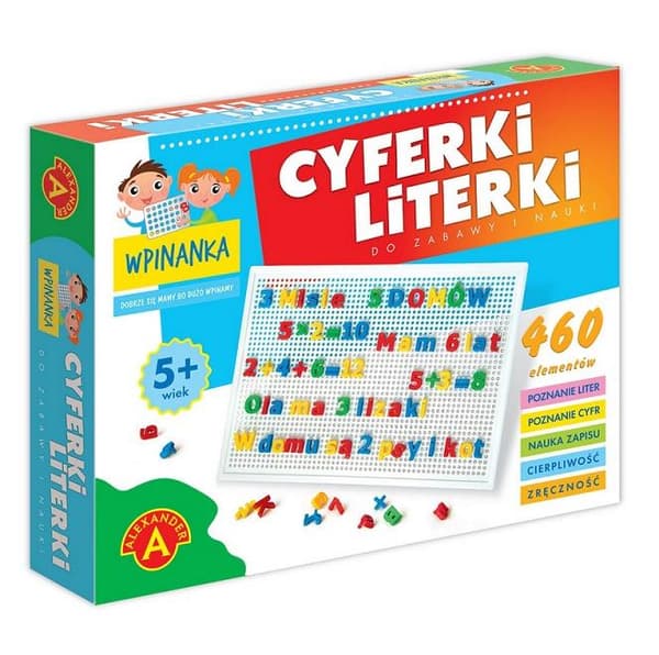 Pinssi - Numerot ja kirjaimet ALEX