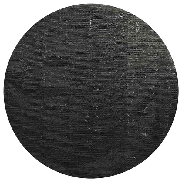 vidaXL Poolskydd svart 381 cm PE