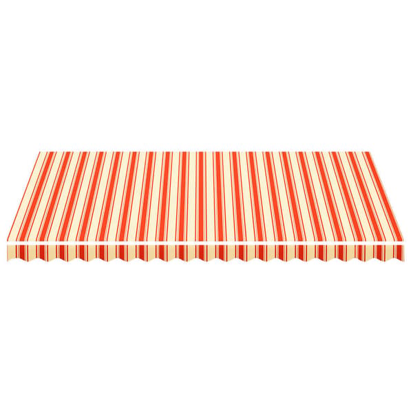 vidaXL Markistyg gul/orange 4,5x3 m