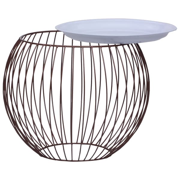 vidaXL sofabord, guld, Ø 41 cm