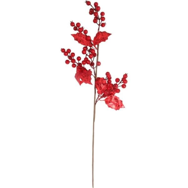 OKSAA, jossa RUUVIA SAARNEJA, punainen, 68 CM