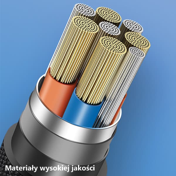 USAMS Punottu U33 USB-A - Lightning -kaapeli 1.2m 2A Vaaleanpunainen