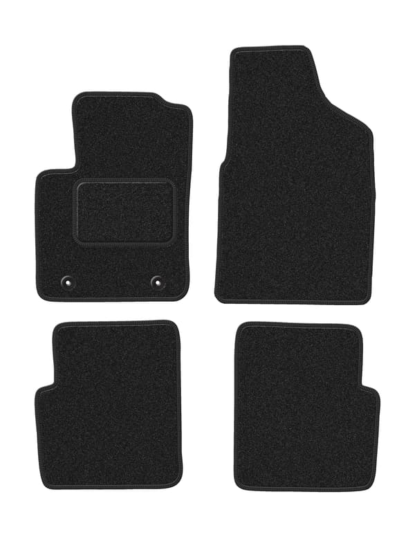 Velour-auton matot: Ford Ka MK2 hatchback (2008-2012) antrasiitti