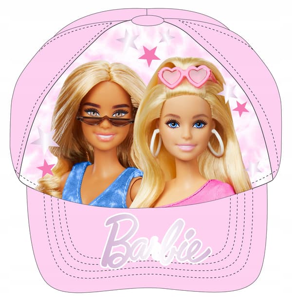 BARBIE basebollkeps rosa för flickor 52 D076U