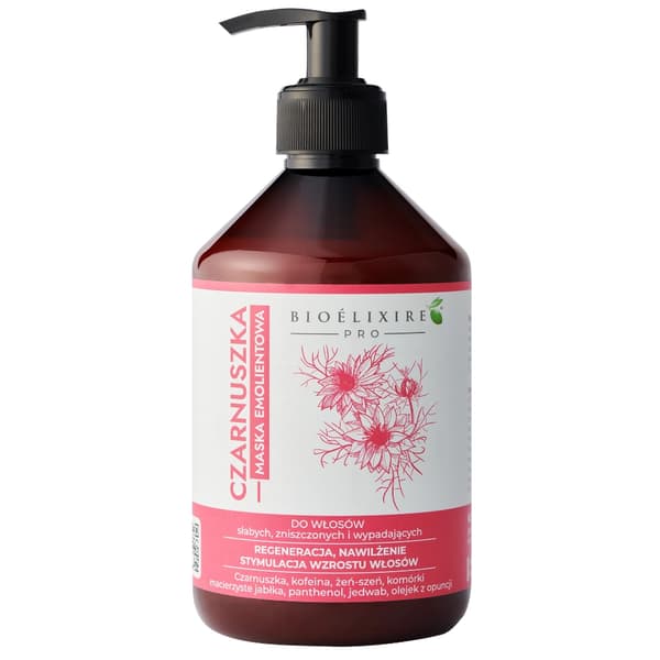 Bioelixire PRO blødgørende hårmaske med sorte frø 500 ml