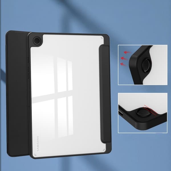 Etui til Samsung Galaxy Tab A9+, Smartcase Hybrid, med stylusholder, sort