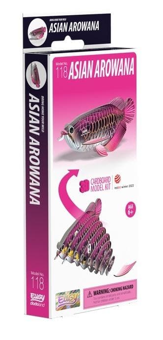 Eugy asiatisk arowanafisk. Eko 3D-pussel
