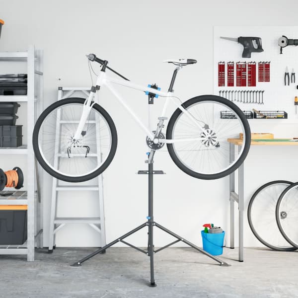 vidaXL Hopfällbart justerbart cykelreparationsställ 108-188 cm
