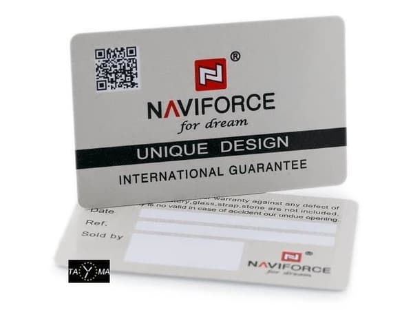 Herrklocka NAVIFORCE - NF9114 (zn046e) - brun/rosa guld