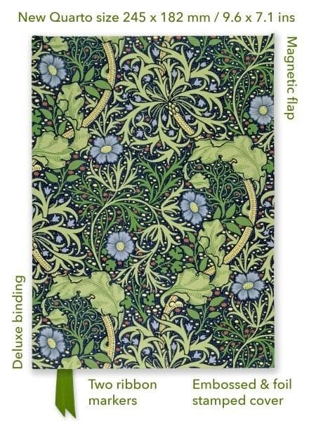 William Morris Seaweed Quatro notesbog