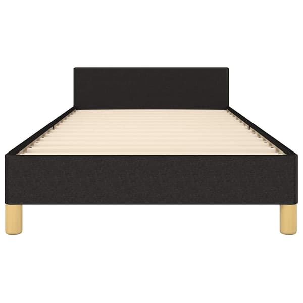 vidaXL sengestel uden madras sort 90x190 cm stof