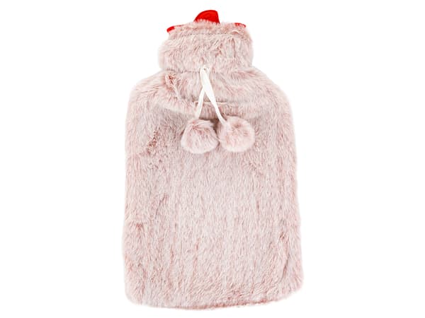 Pels varmvandsflaske 2L pink