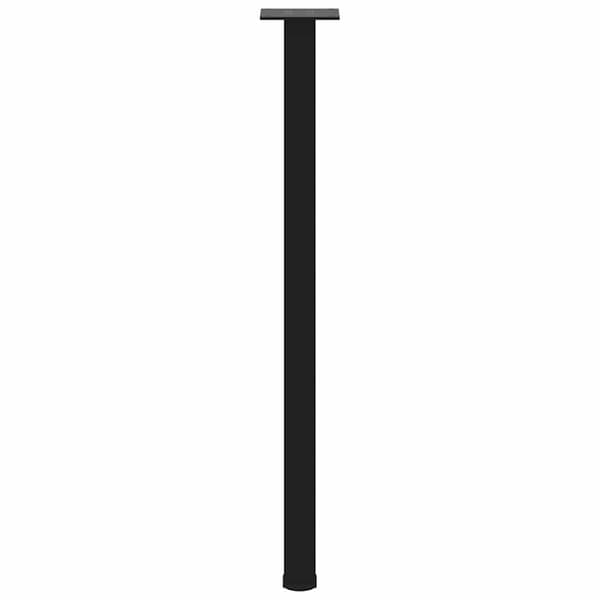 vidaXL sofabordben, 4 stk., sort, 72-74 cm, stål