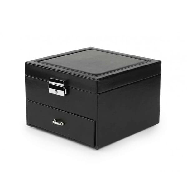 Smykkeskrin, etui, organizer, sort PD148CZ