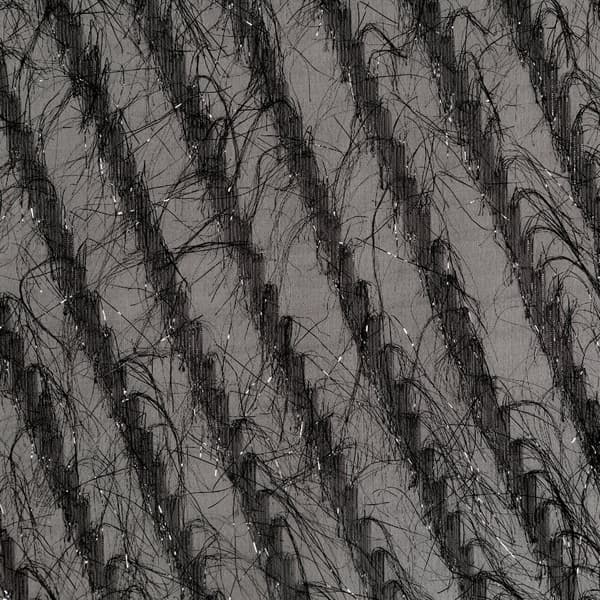 LAUREL gardin 140x250 sort mohair