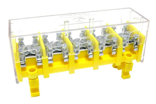 5-segment installationsafgrening (terminaler 5x25mm2 - 5x4x10mm2) til TS 35