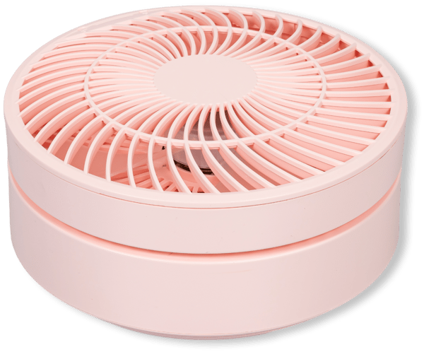 Heckermann WSK302 Rosa skrivbordsfläkt