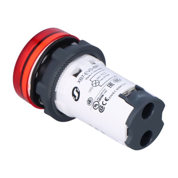 24V LED röd indikatorlampa