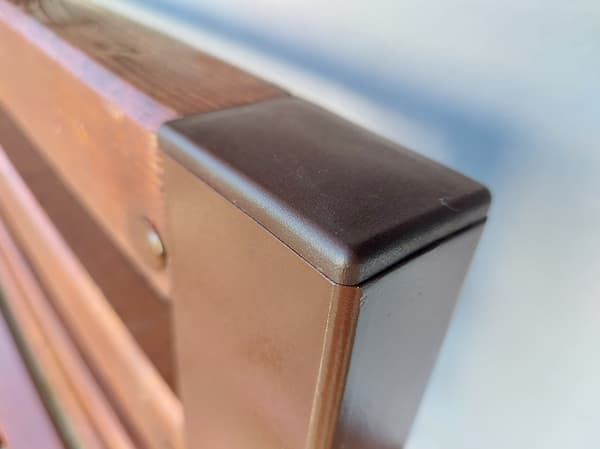 Indvendig kappe til profil, stolpe, tag 60x40, 20 stk., hvid