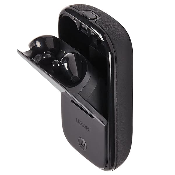 Lexon Speakerbuds trådløse hovedtelefoner med Bluetooth-højttaler, sort
