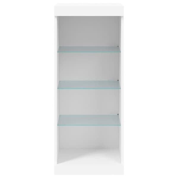 vidaXL LED-skåp vit 41x37x100 cm