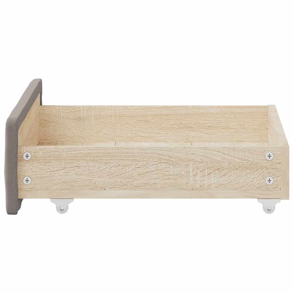 vidaXL Undersängslådor, 2 st, Taupe