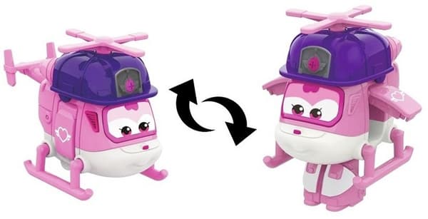 Super Wings robottransform Dizzy Rescue 5 cm