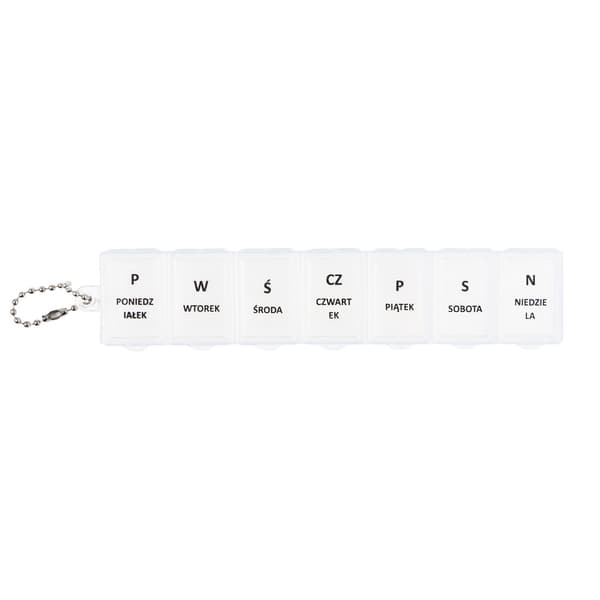 TG71404 MEDICINETUSTER TABLETTER ÆSKE ORGANIZER UGENTLIGT 7 DAGE PL