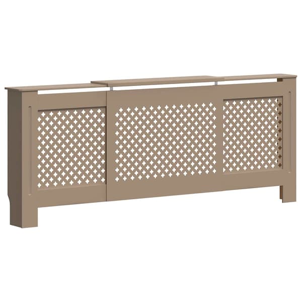 vidaXL Radiatorskydd, MDF, 205 cm