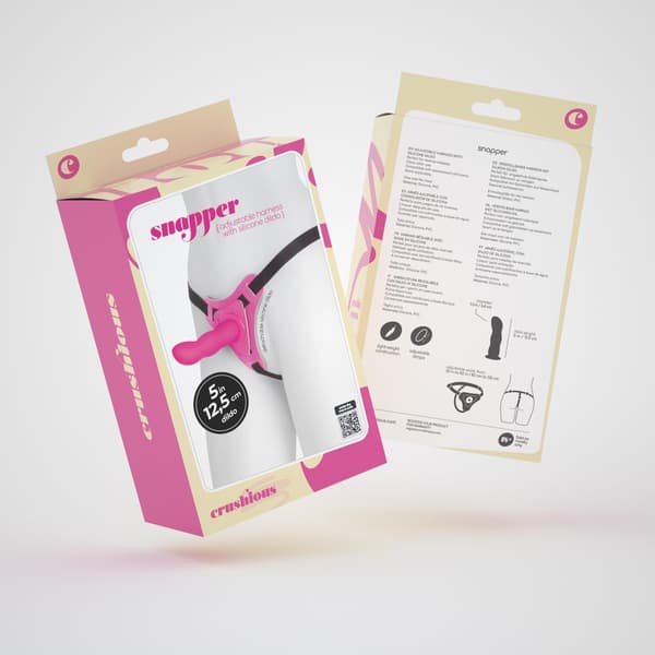 Crushious Snapper Strap-on Pinkki