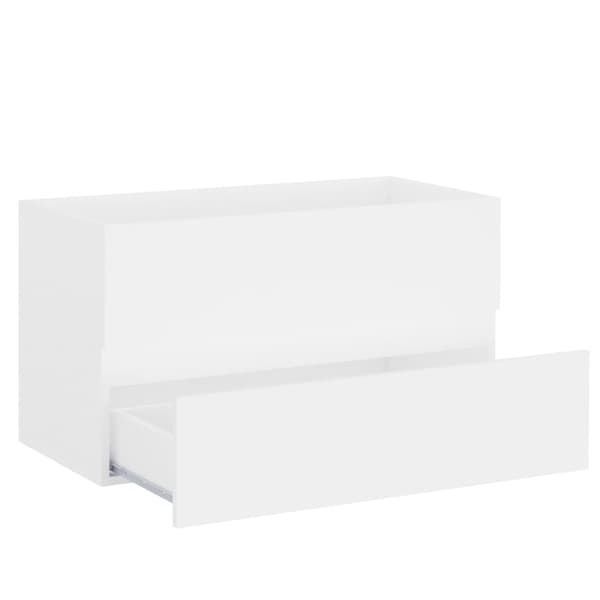 vidaXL håndvaskskab hvid 80x38,5x45 cm spånplade