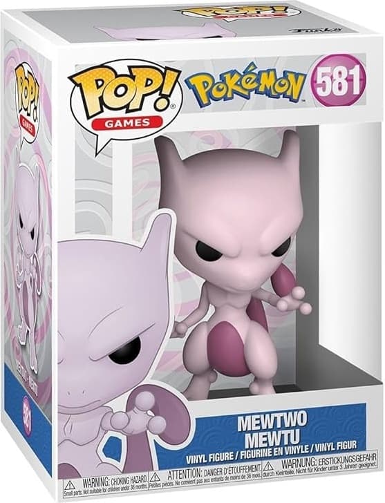 Funko POP Games Pokémon Mewtwo 9 cm Figur
