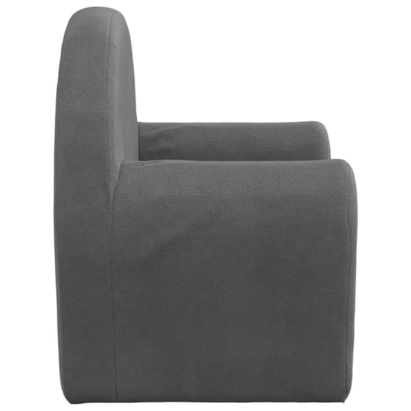 vidaXL børnesofa, antracit, blød plys