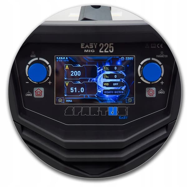 SPARTUS EasyMIG 225 LCD Easy MIG 220A 230 -hitsauskone
