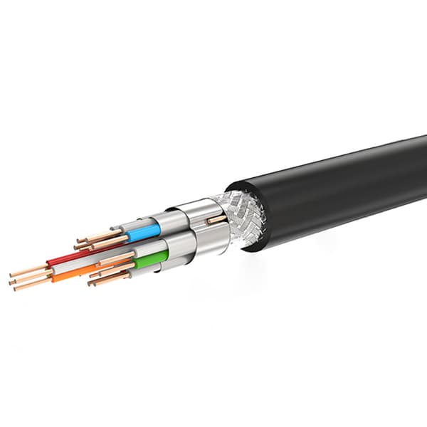 Audio- ja videokaapeli microHDMI - HDMI 2.0 1m musta