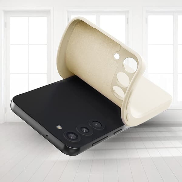 Etui til Samsung Galaxy S23 5G, Silikone Lite, beige