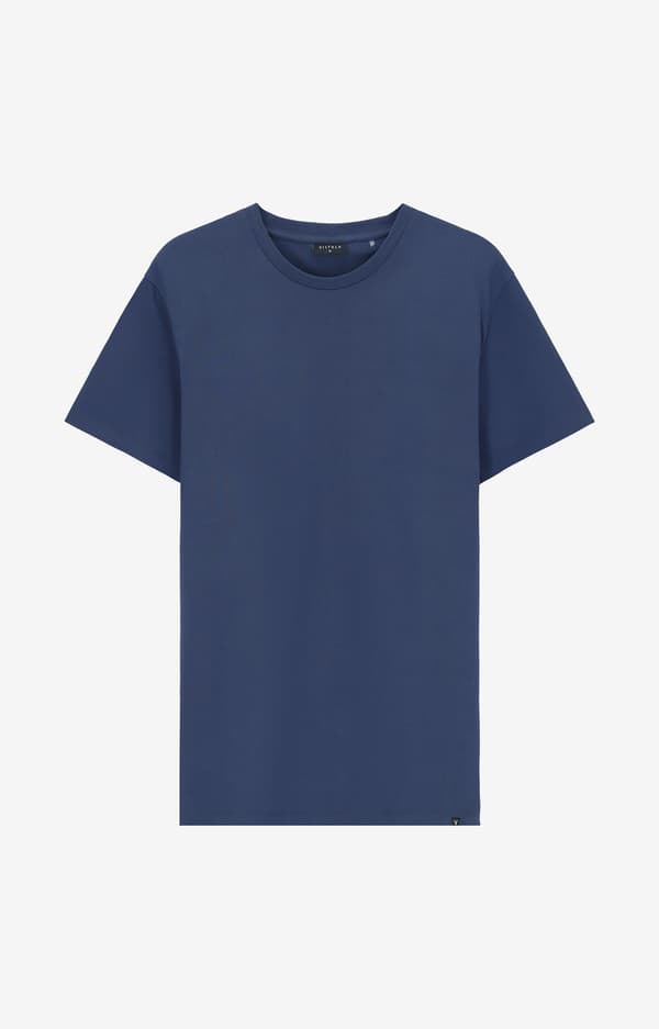 Ensfarvet t-shirt S