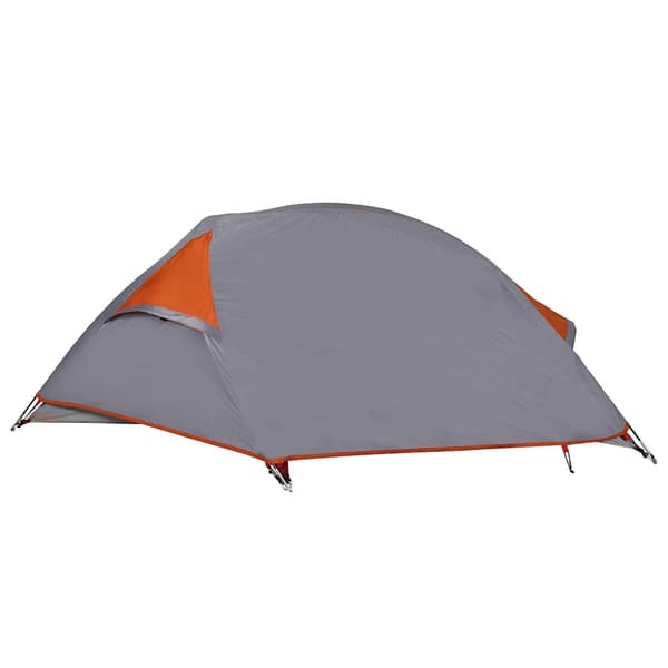 vidaXL 1-persons campingtält, orange, vattentätt