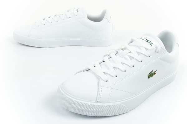 Lacoste Lerond Set 125 2 CFA vit/vitt läder [749CFA003721G] storlek 36
