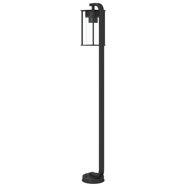 vidaXL havegulvlamper, 3 stk., sort, 100 cm, rustfrit stål